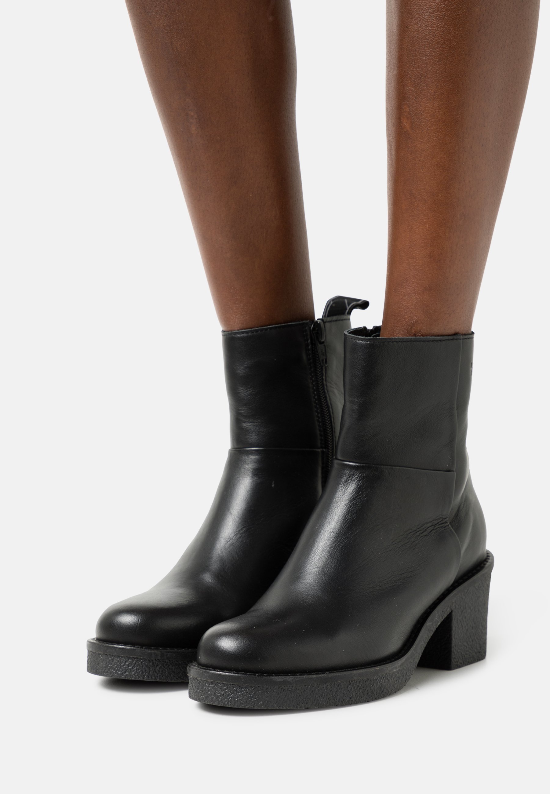 HUB GUARDA - Enkellaarsjes met plateauzool - black/zwart - Zalando.nl
