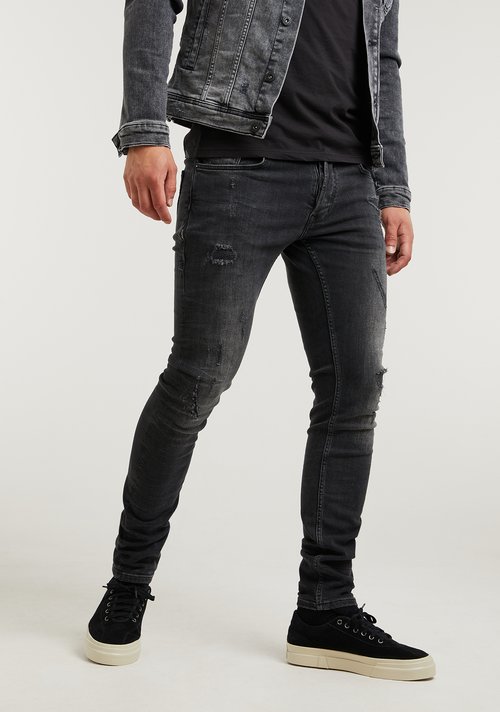 Tazzio Jeans da uomo Regular Fit in stile biker jogger