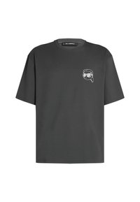 IKON OVERSIZED - Tričko s potlačou - asphalt