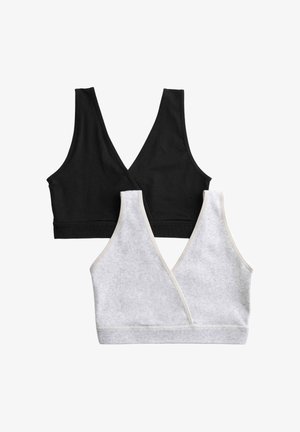 Marks & Spencer, 2 PACK LOUNGE NURSING MATERNITY BRAS - Borstvoedingsbeha - grey mix