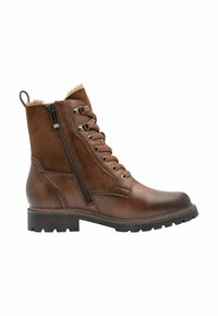 Tamaris STIEFELETTE - Vinterstøvler - cognac