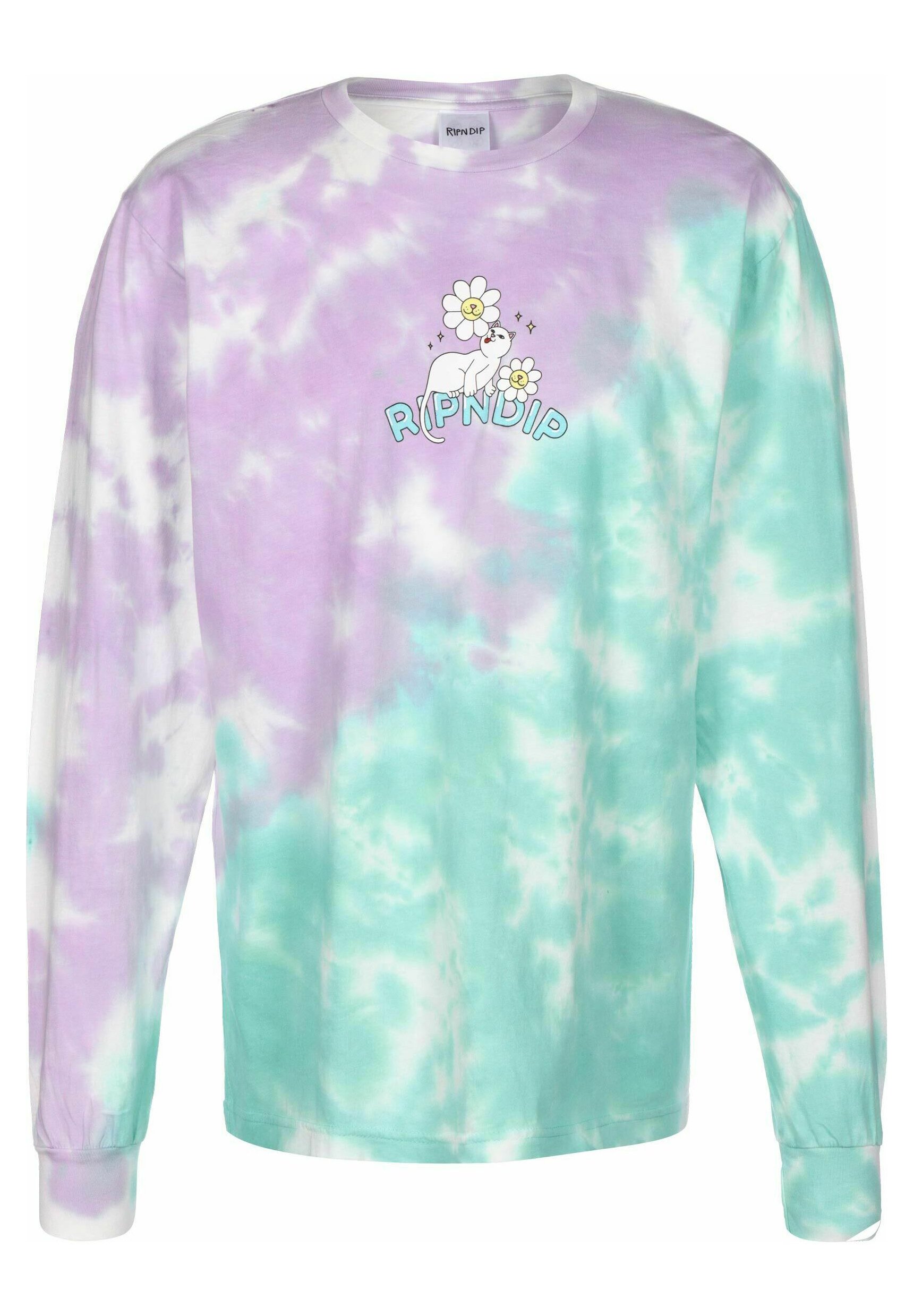 RIPNDIP T-shirt print - tie dye/paars - Zalando.nl