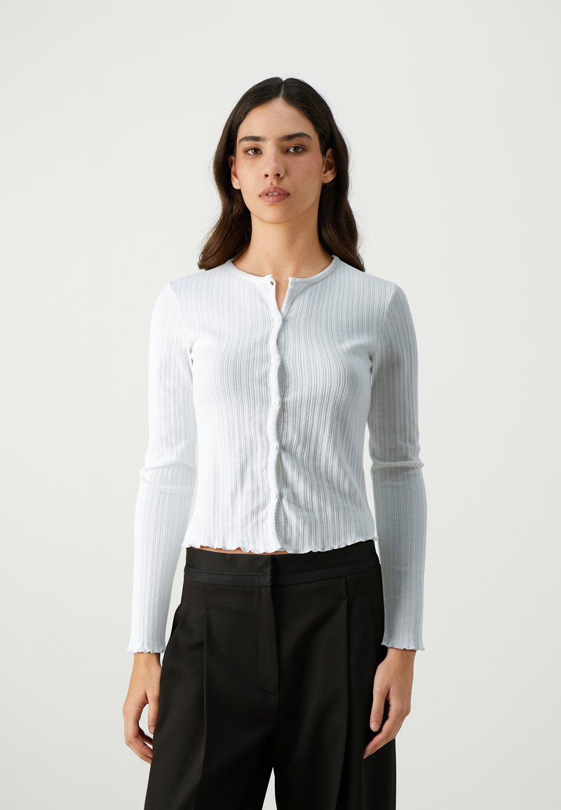 Samsøe Samsøe - SAJUNI CARDIGAN - Cardigan - white, Ingrandire