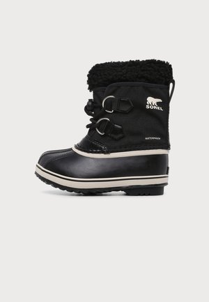 Sorel LITTLE KIDS YOOT PAC™ UNISEX - Snørestøvler - black/ black