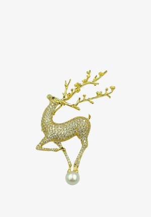 HEBE JEWELS, DEER - Spilla - gold-coloured/weiss