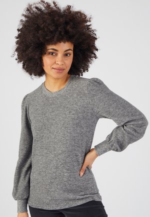 Pullover - gris chiné moyen