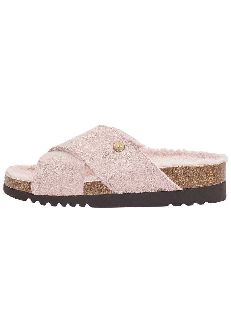 Scholl Ines Sandali Donna – Mulo In Pelle, Faitato E Prodotto In Italia, Lettino Ergonomico, Stile Anni '70