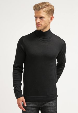 Lindbergh ROLL NECK - Strickpullover - black