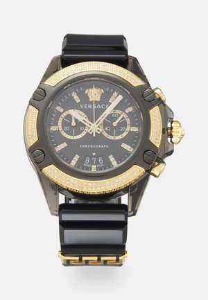 ICON ACTIVE WITH DIAMONDS UNISEX - Chronograph watch - black