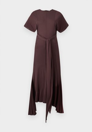 LOU - Vestido largo - chocolate plum