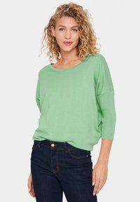 Saint Tropez MILASZ R-NECK - Svetr - zephyr green