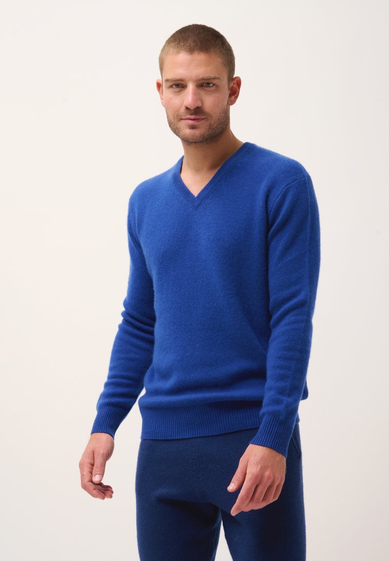 Just Cashmere Trui blauw Just Cashmere Trui blauw