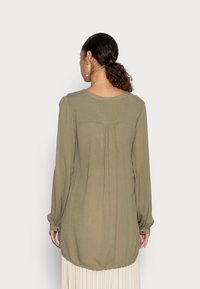 Kaffe KAAMBER V-NECK - Túnica - mermaid