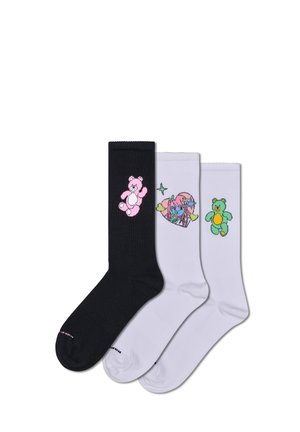 3-PACK TEDDY BEAR SNEAKER - Socken - white