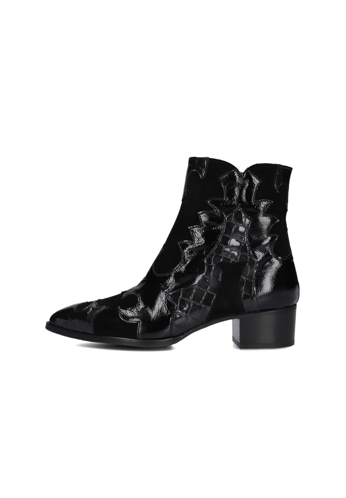 Pertini Cowboy/biker ankle boot zwart/mottled black Zalando