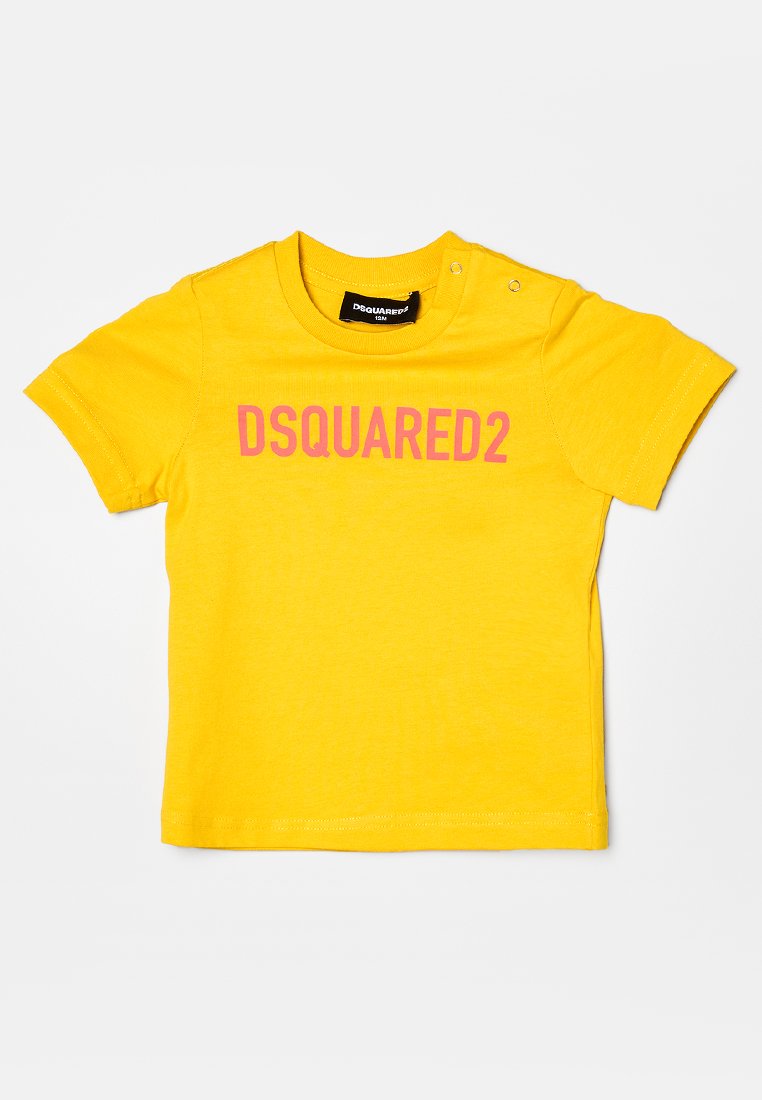 Dsquared2 T-shirt print geel