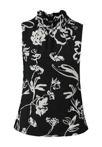 s.Oliver BLACK LABEL OHNE ÄRMEL - Top - schwarz