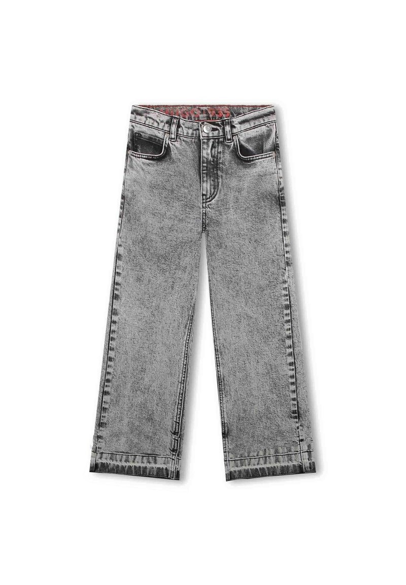 HUGO Kids Straight leg jeans grijs