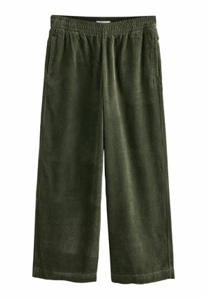 Next, TALL FIT - CORD WIDE LEG TROUSERS . - Bukser - khaki green
