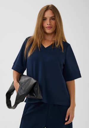 Culture, CUHILDE CHABRINA T-SHIRT - T-shirt basic - dress blues