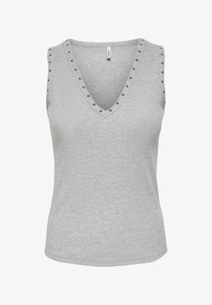 ONLY, TOP ONLROCK TOP - Top - light grey melange