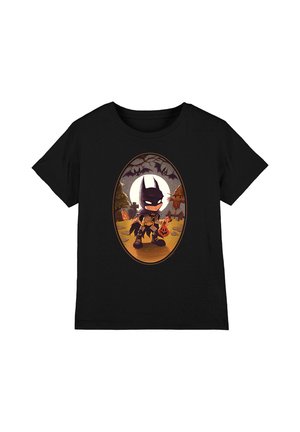 Cotton Soul, BATMAN HALLOWEEN TRICK OR TREAT UNISEX - Print T-shirt - black