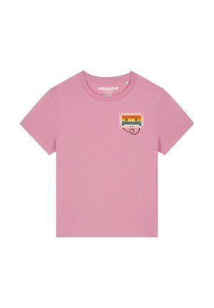 watapparel RAINBOW CASSETTE - T-Shirt print - bubble pink