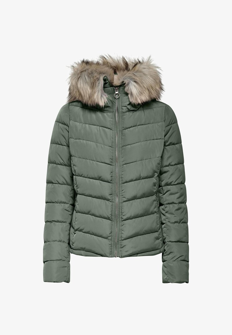 ONLY ONLELLAN HOOD LIFE Winterjacke sea spray detail nature