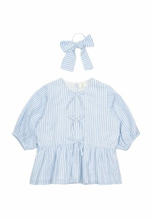 SET - Blus - white swan striped