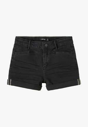 Jeans Shorts - black denim