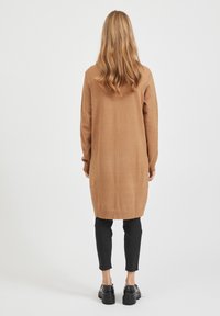 VILA VIRIL DRESS - Vestido de malha - tigers eye