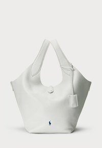 Polo Ralph Lauren POLO PLAY LEATHER TOTE - Maisiņveida soma - paper