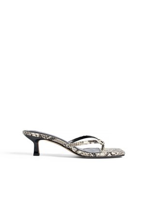 KNOTTED - T-rihmaga sandaalid - snake