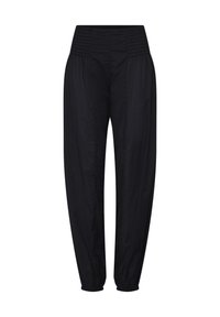 JILL WIDE - Kalhoty - black