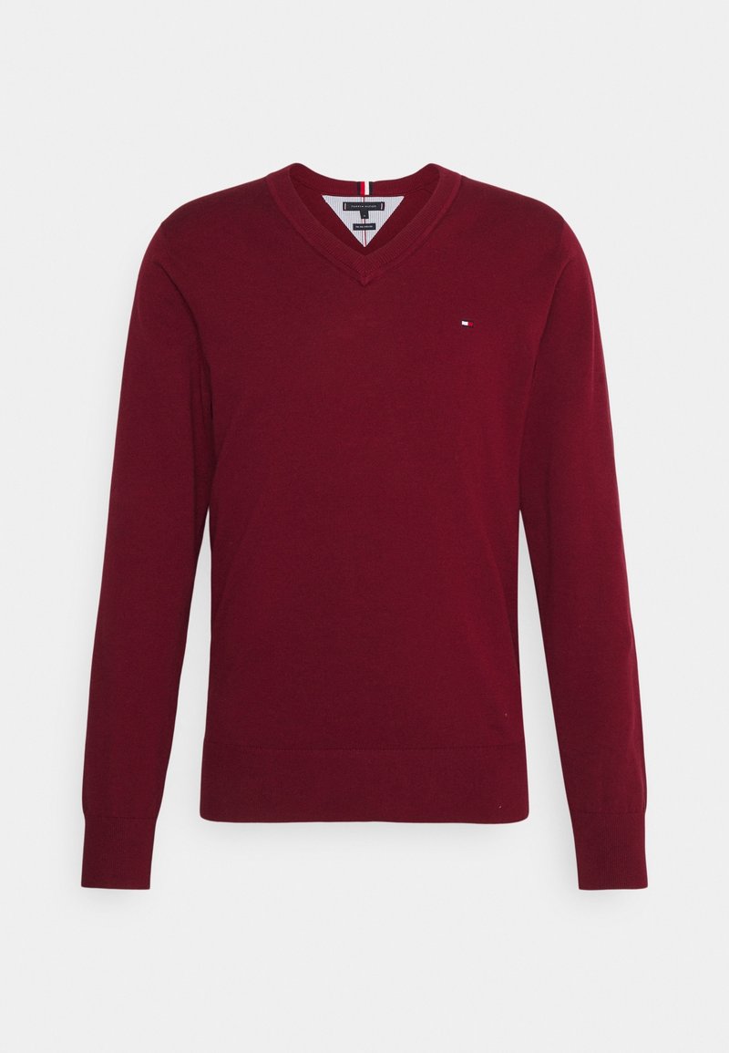 Tommy Hilfiger Strickpullover - dark red