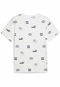 Puma POWER - Marškinėliai su spaudiniu - white