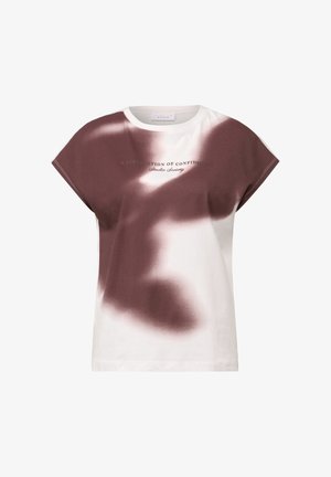 Street One Studio, MIT WORDING - T-shirts print - rot