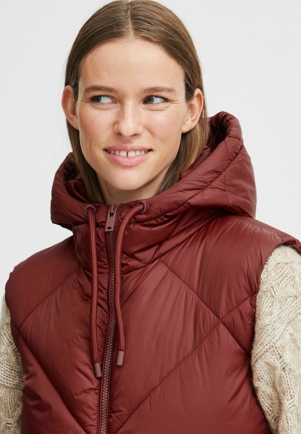 BYBOMINA WAISTCOAT - Waistcoat - hot chocolate2