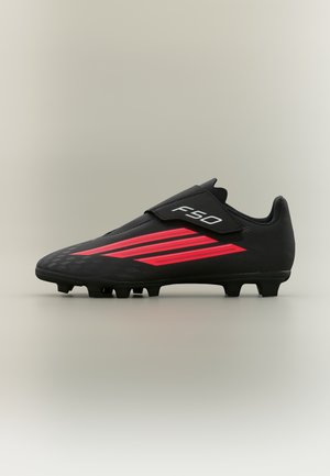 F50 CLUB FIRM GROUND / MULTI GROUND KIDS UNISEX - Chaussures de football pour gazon synthétique - core black/lucid red