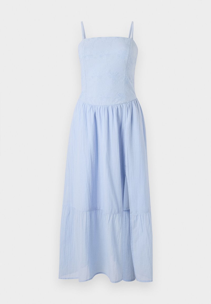 sachin and babi light blue dress Melisandre Light Blue Floral Drop Waist Maxi Dress main image 1