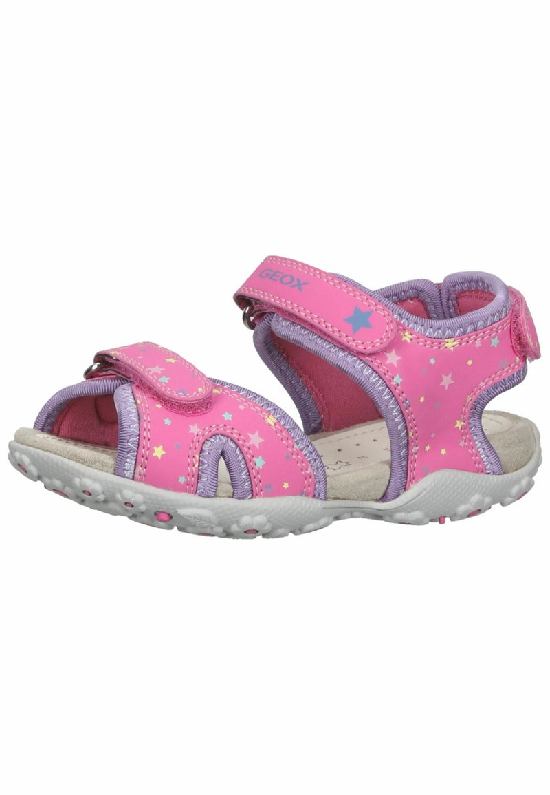 Kinder Riemchensandalen | Geox Trekkingsandale fuchsia lilac/pink - HG55292 Kinder Riemchensandalen | Geox Trekkingsandale fuchsia lilac/pink - HG55292
