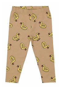 The New Siblings KUBBER - Leggings - Trousers - cornstalk rubber duck aop