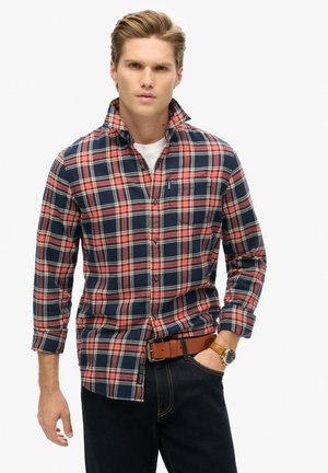 Superdry VINTAGE CHECK - Shirt - navy check