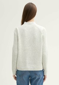 TOM TAILOR DENIM MIT STEHKRAGEN - Vesta - marble beige melange
