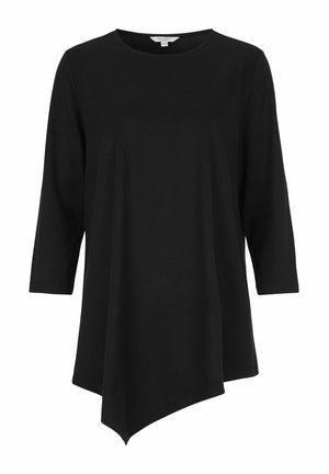 Cellbes of Sweden, JERSEY TUNIQ WITH ASYMMETRICAL DESIGN - Langærmet T-shirt - black