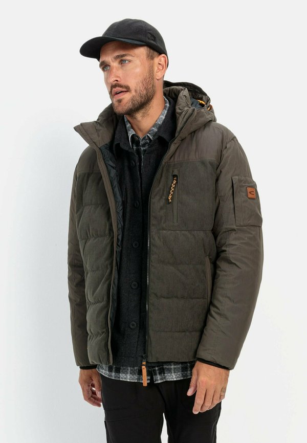 Winterjacke - dark khaki