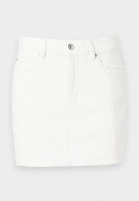 FRONT SEAM SKIRT - Jeansskjørt - cream