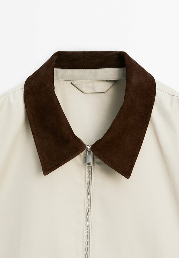 COLLAR DETAIL - Summer jacket - beige4