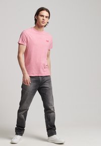 Superdry & Co VINTAGE LOGO  - T-shirt basic - mid pink grit