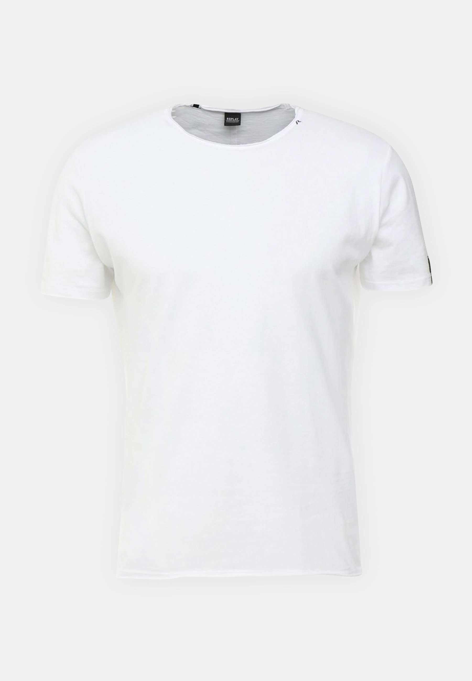 Replay Herren T-Shirt Aus Baumwolle – Rundhals, Kurzarm, Bequem & Lässig Mit Minimalistischem Print